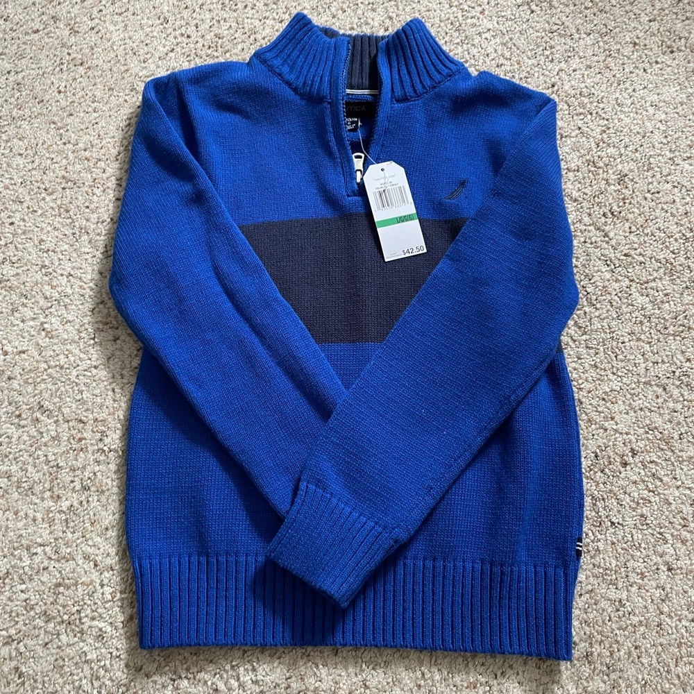 Nautica Sweater (little boy size large) never worn